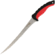 Utica Lake Slayer III Fillet Knife, 9 satin finish 440 stainless fillet blade, Black and red polymer handle, 91-7073CP