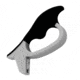 Utica Sharpener, 5 overall, Black and gray ABS handle with finger guard, 91-SHARP05CP