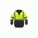 Utility ProWear High Visibility Hooded Soft Shell Class 3, Black Yellow, XXLARGE UHV425-XXL-YB