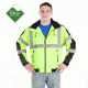 Utility ProWear High Visibility Waterproof 3 Season Jacket Class 3, YLW&amp;BLACK, MEDIUM UHV575-M-YB