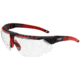 UVEX Avatar Safety Eyewear, Red Frame, Clear Hydroshield Anti-fog Lens S3851