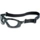 UVEX Seismic Sealed Protective Eyewear, Black Frame, Clear Anti-scratch Lens S0600HS