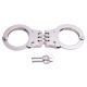 UZI Hinged Handcuff, Stainless Steel - UZI-HC-H-S