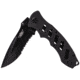 UZI Responder Serrated Blade, Black UZK-FDR-001