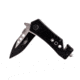 UZI Zaka Micro Rescue Steel Blade, Black and Grey UZK-FDR-010