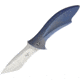 V NIVES Deplorable Linerlock Folding Knife, 5.5in Closed, 4in Satin S35Vn SS Blade, Blue Satin Titanium Handle, Pocket Clip, Storage Case., V15TIPBL