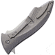V NIVES Deplorable Linerlock Folding Knife, 5.5in Closed, 4in Satin S35Vn SS Blade, Gray Satin Titanium Handle, Pocket Clip, Designed By Jerry Hossom, Storage Case., V15TIP