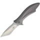 V NIVES Deplorable Linerlock Folding Knife, 5.5in Closed, 4in Satin S35Vn SS Blade, Gray Satin Titanium Handle, Pocket Clip, Designed By Jerry Hossom, Storage Case., V15TIP