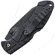 V NIVES Rocky II Lockback Folding Knife, 4.63in Closed, 3.25in Black Oxide Coated D2 Tool Steel Drop Point, Black Sculpted Frn Handle, Thumb Stud, Pocket Clip, Storage Case., V09FRNPBBK2