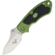 V NIVES Stout Linerlock Folding Knife, 3.63in Closed, 2.25in Satin 8Cr13Mov SS Drop Point, Green Aluminum Handle With Black Rubber Insert, Thumb Stud, Pocket Clip, Storage Case., V07ALPGR