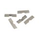 V Seven Ejection Port Door, .308, Grade 2 Titanium, Raw Finish, Silver, TI-PD308