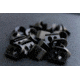 V Seven Kmr Nut &amp; Clamp Block Set, Black Finish KMRNUT/CB SET-BLK