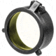 Valiant Optics Transparent Flip-Up Lens Cover, 44mm, Black/Yellow, VL0009