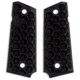 Valkyrie Dynamics Hive Officers 1911 Grips, Black, Compact/Officers, 714270116186-1741