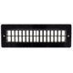 Valterra Heating And A/C Floor Register - 2-1/4in x 10in, Black, A10-3366VP