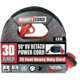 Valterra Mighty Cord 90 deg LED Detachable 30 Amp Power Cord w/ Handle, Red, 25ft, A10-3025ED90