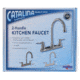 Valterra Pf221403 Faucet 8in Deck Brushed Nickel Hi Arc Spout 2 Handle, PF221403