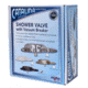 Valterra Pf223503 Shower Valve 4in D Spud Rubbed Bronze 2 Lever Handle, PF223503