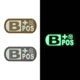 Vanquest Gear Blood Type B Positive - Glow In The Dark Patch, Wolf Gray, 9ZBLTY-9BPOS-WG-GITD