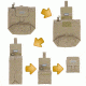 Vanquest Gear ISOPOD 2.0 Fold-Up Pouch, Coyote Tan, Medium 140210CT