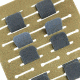 Vanquest Gear MOHL-AIR MOLLE Hook &amp; Loop Adapter Panel, Coyote Tan, Small 017700