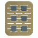 Vanquest Gear MOHL-AIR MOLLE Hook &amp; Loop Adapter Panel, Coyote Tan, Small 017700