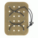 Vanquest Gear MOHL-WEB Hook &amp; Loop Panel, Elastic Cord, Coyote Tan, Small 017701