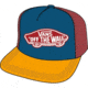 Vans Beach Girl Trucker Hats - Womens, Blue Sapphire-Zinnia, One Size, VN000H5LUVT-OS-OS