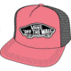 Vans Beach Girl Trucker Hats - Womens, Strawberry Pink, One Size, VN000H5LUV6-OS-OS