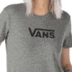 Vans Classic V Ft Crew - Womens, Grey Heather, Small, VN0A4DREGRH-GH-S