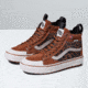 Vans Fu SK8-HI MTE-2 Shoes, Chipmunk/Leopard, 6, VN0007NKA0A1-M-6