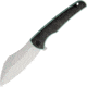 VDK Knives Vice Framelock Folding Knife, Green, Green titanium handle with Marbled carbon fiber in, VDK031