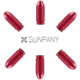 Vector Optics .40 S&amp;W Snap Caps, 6 Pcs, Red, SCSC-09