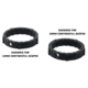 Vector Optics Continental Scope Big Side Wheel, Sliver, SCCON-SW