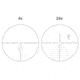 Vector Optics Continental x6 4-24x56mm Riflescope, 34mm Tube, First Focal Plane, Chorme, SCFF-39