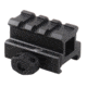 Vector Optics Riser Mount Rail, Picatinny, 0.83in Height, 1.6in Long, 3 Slots, 6063-T6, Black, SCRA-59
