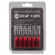 Vector Optics Snap Caps, Pistol, 9mm Luger, 6 Rounds/ Pack, w/ Sling, Red, SCSC-04