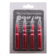 Vector Optics Snap Caps, Rifle, 7.62x51mm NATO, 4 Rounds/ Pack, w/ Sling, Red, SCSC-05