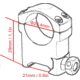 Vector Optics 25.4mm 1 in High Profile Weaver Rings