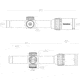 Vector Optics Continental 1-10x24i ED Fiber 30mm Tube Rifle Scope, Second Focal Plane