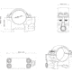 Vector Optics Steel Weaver Quick Release Rings, Low Profile