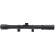 Vector Optics Victoptics Rifle Scope, 4x20mm, Second Focal Plane, 19mm Tube, 30/30 Duplex Non-Illuminated Reticle, 6061-T6, Black, OPSL07