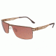 VedaloHD Bologna Rose Sunglasses, Bronze Frame, Medium 8084