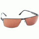 VedaloHD Bologna Sunglasses - Black Frame, Copper Rose Lenses 8072