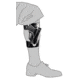Vega Holsters 2in. QR Revolver Holster, Black Leather, 2in. revolver, 2 1/2in. rev. V CB121