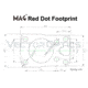 Vekt Defense MAG Red Dot Sight Offset Picatinny Mount, Black, SCFRM-03