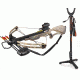 Velocity Lionheart Crossbow Package Reaper Buck 175 lb., Camouflage, XB-301CRTS W/ Vanguard Veo Shooting Stick
