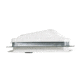 Ventline Ventadome V2094 Series Radius Corner Powered Ventilator 12V Without Garnish - Birch, Birch White, V2094-501-00