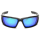 Venture Gear Brevard Safety Glasses - Green Mirror Anti-Fog Lens, Shiny Black Frame, VGSB1057DT