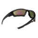 Venture Gear Brevard Safety Glasses - Green Mirror Anti-Fog Lens, Shiny Black Frame, VGSB1057DT